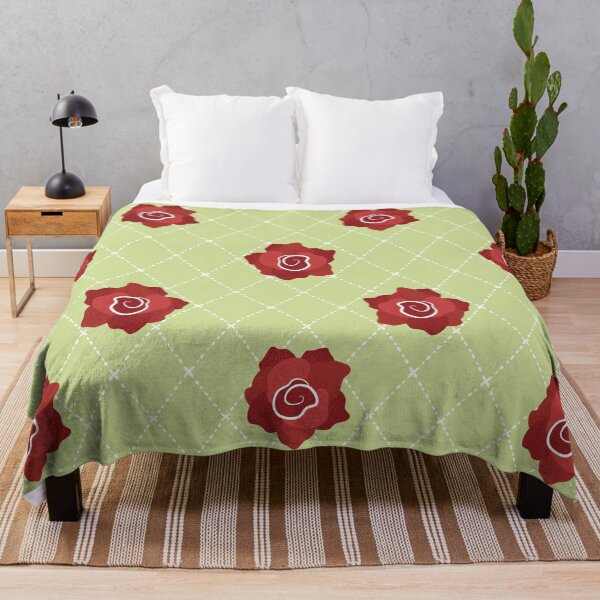 Item preview, Oversized Roses Floral Diamond Lace Print 1 - Spring Haze designed and sold by Daniel Bevis Design.