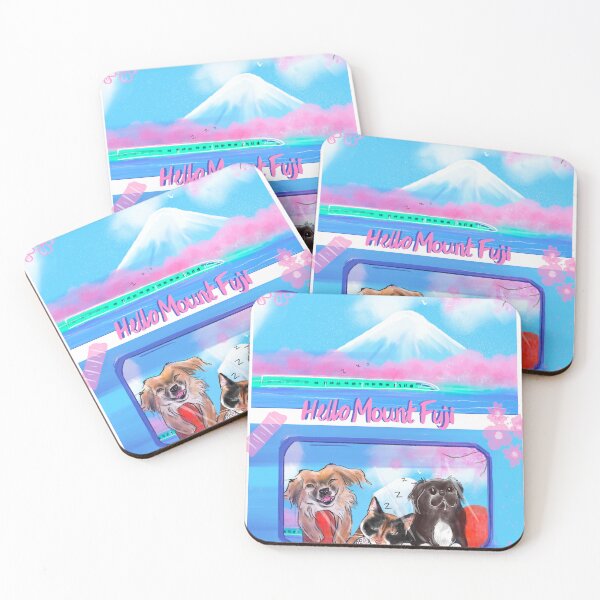Item preview, Train ride through Mount Fuji  designed and sold by HappyPawtraits.