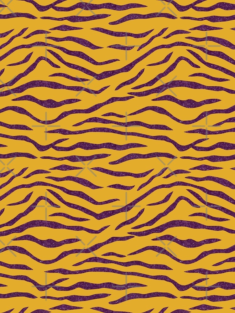 "LSU Tiger Stripes 3" Leggings by CollegeTown | Redbubble