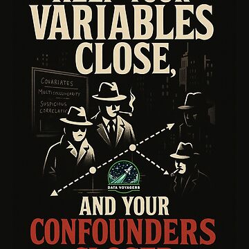 Artwork thumbnail, Keep your Variables Close, and your Confounders Closer by Data Voyagers