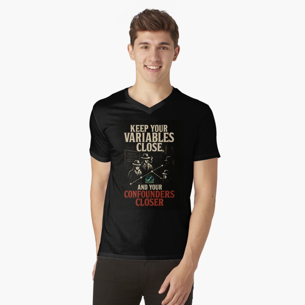 Item preview, V-Neck T-Shirt designed and sold by DataVoyagers.