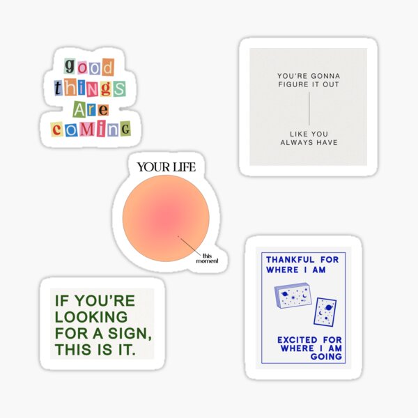 Custom Motivational Sticker Pack Sticker