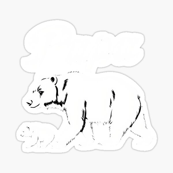 Item preview, Papa Snow Bear - Cozy Winter Love designed and sold by Sparcus Whiz.