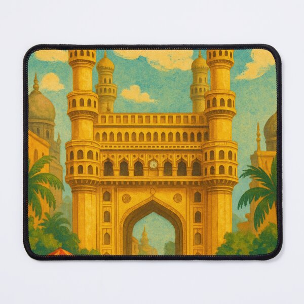 Item preview, Charminar Hyderabad Market Street designed and sold by Aryabek.