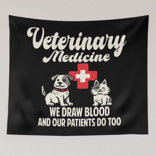 Item preview, We Draw Blood Our Patients Do Too - Funny Vet Tech designed and sold by Colorfulman.