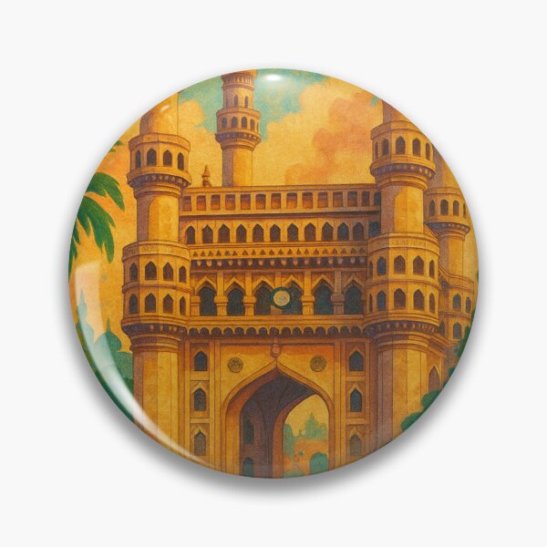 Item preview, Charminar Hyderabad Heritage Scene India designed and sold by Aryabek.