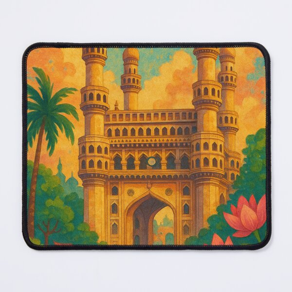 Item preview, Charminar Hyderabad Heritage Scene India designed and sold by Aryabek.