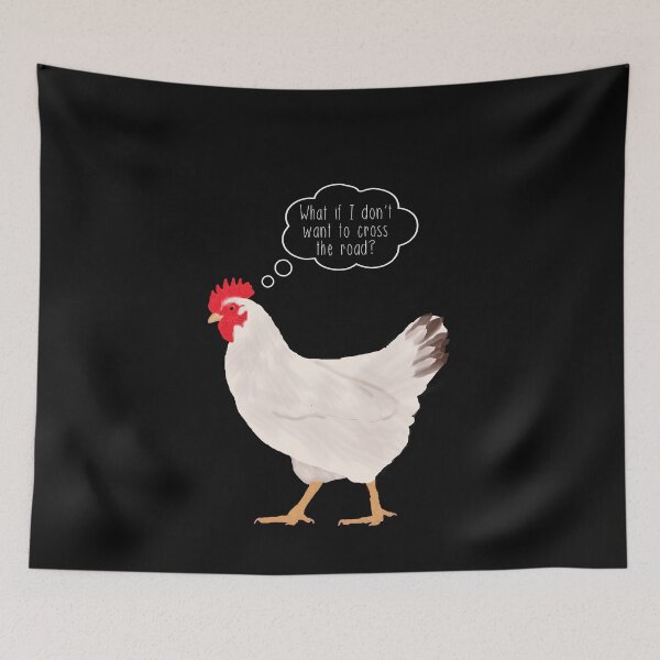 Item preview, Contemplative Chicken designed and sold by Amy Hadden.