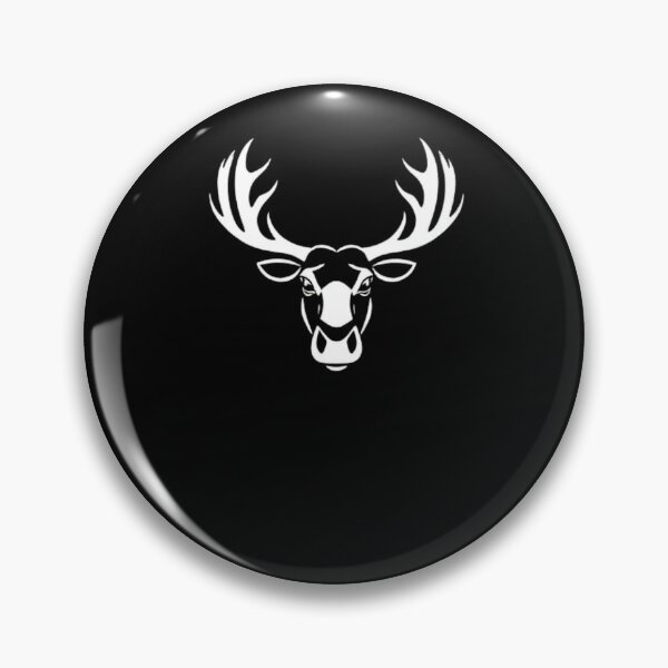 Item preview, Majestic Elk Emblem Silhouette | Wilderness King Logo designed and sold by Negative Space Art.