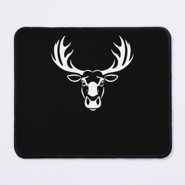 Item preview, Majestic Elk Emblem Silhouette | Wilderness King Logo designed and sold by Negative Space Art.