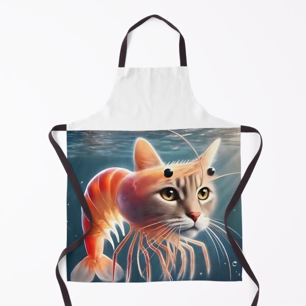 Item preview, Trippi Troppi the Psychedelic Shrimp Cat designed and sold by EmeraldeaArt.