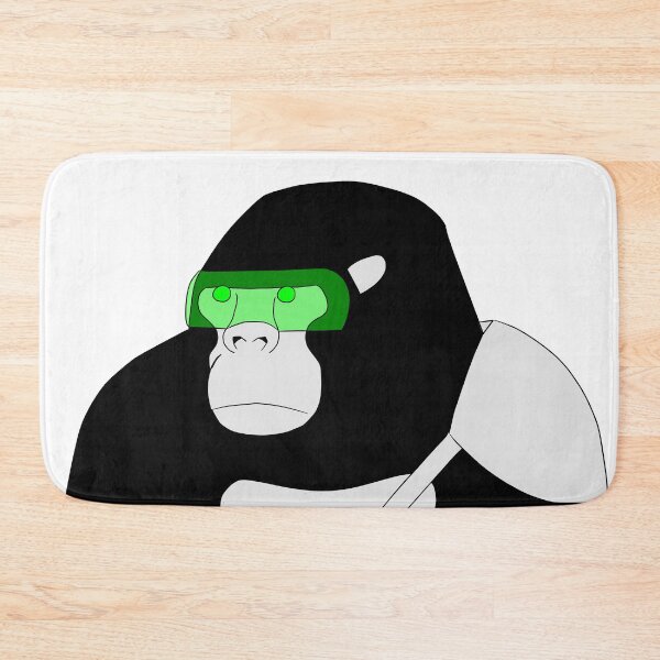 Item preview, Futuristic Gorilla Minimalistic Art designed and sold by RedEyeWolf.