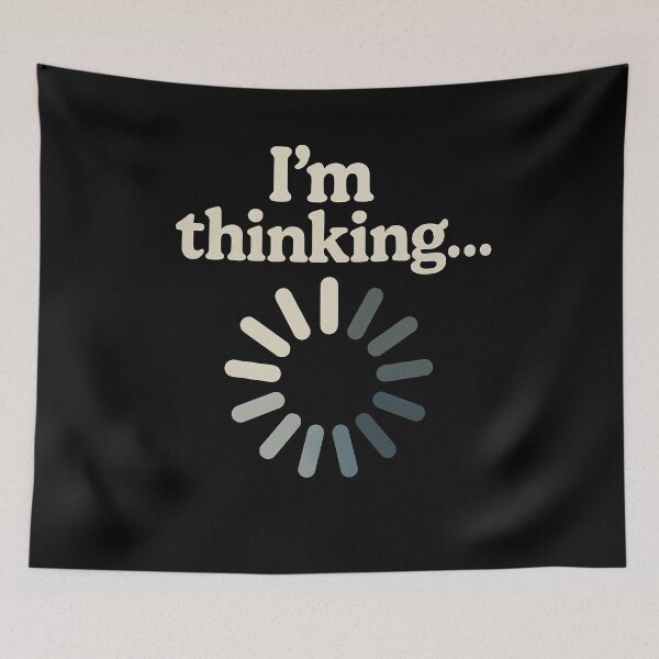 Item preview, I’m Thinking... Funny Loading Bar Humor Tee – Tech Geek Design designed and sold by Khoulaly    ⭐⭐⭐⭐⭐.