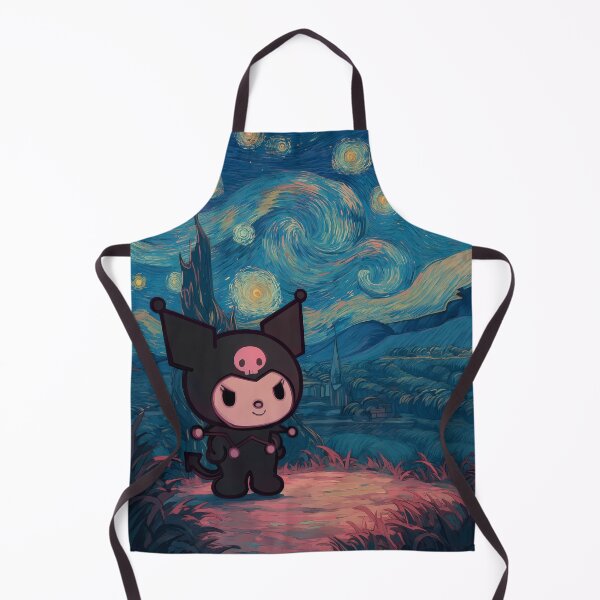 Item preview, Goth Devil Starry Night Van Gogh Art designed and sold by Torii Studio.