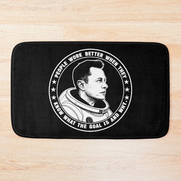 Item preview, Elon Musk People Work Better When They Know What The Goal Is And Why  designed and sold by plushism.