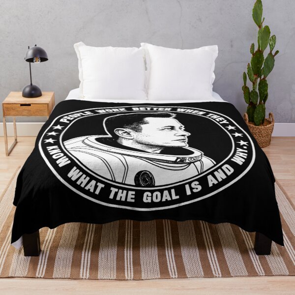 Item preview, Elon Musk People Work Better When They Know What The Goal Is And Why designed and sold by plushism.