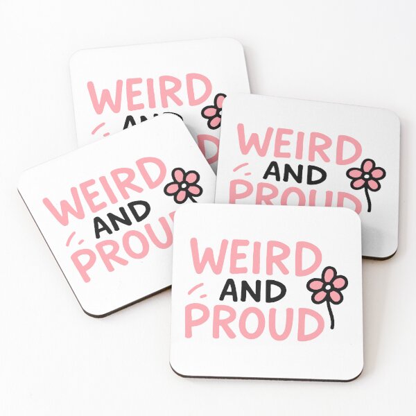 Item preview, Weird And Proud Pink & Black Text  designed and sold by FarieArt.