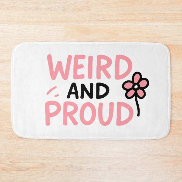 Item preview, Weird And Proud Pink & Black Text  designed and sold by FarieArt.