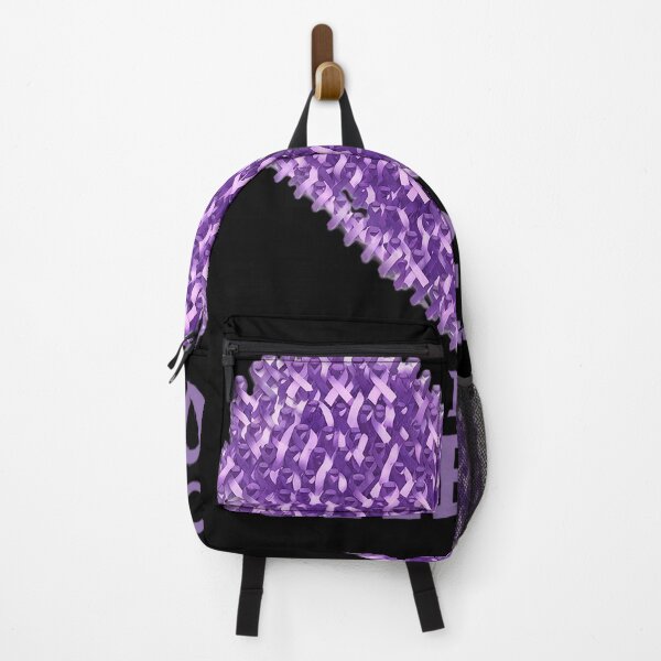 Item preview, Last Day of Chemo Pancreatic Cancer Purple Ribbon Heart designed and sold by splindoershop.