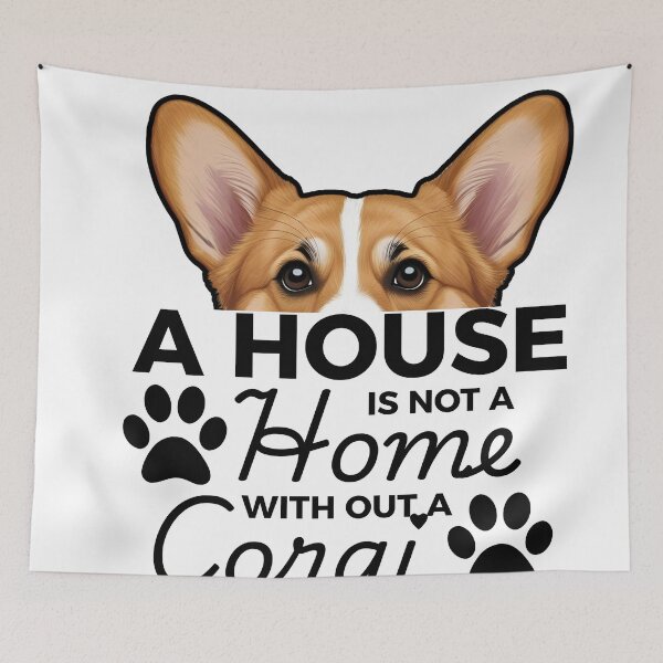 Item preview, Corgi Ears – A House Is Not a Home Without a Corgi designed and sold by GoodyPaws.