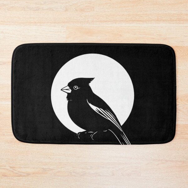 Item preview, Cardinal Head Silhouette | Crested Bird Icon Graphic designed and sold by Negative Space Art.
