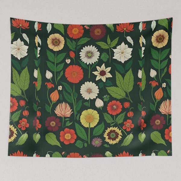Item preview, leaves and flowers designed and sold by 4Dart.