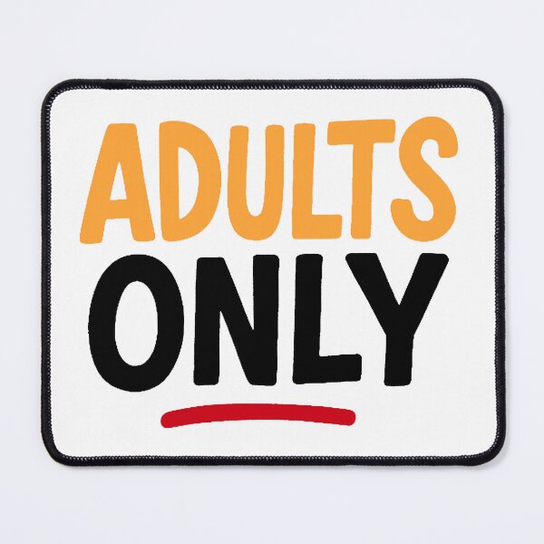 Item preview, Adults Only Text designed and sold by FarieArt.