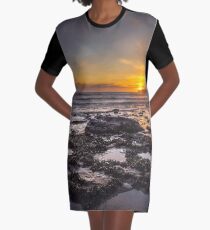 Vestido camiseta Puesta de sol costera