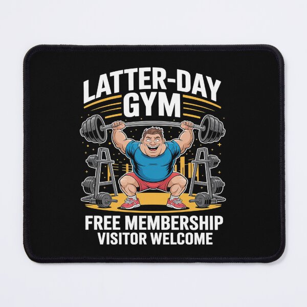 Item preview, Latter-Day Gym Missionary LDS Church Funny Mormon designed and sold by splindoershop.