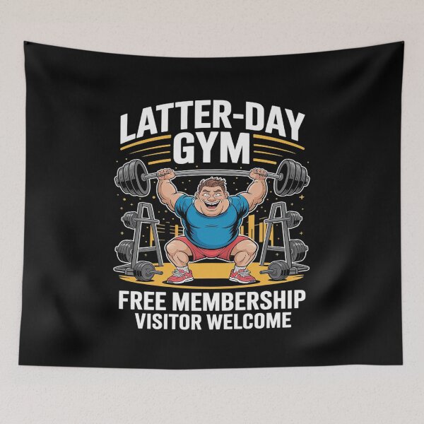 Item preview, Latter-Day Gym Missionary LDS Church Funny Mormon designed and sold by splindoershop.