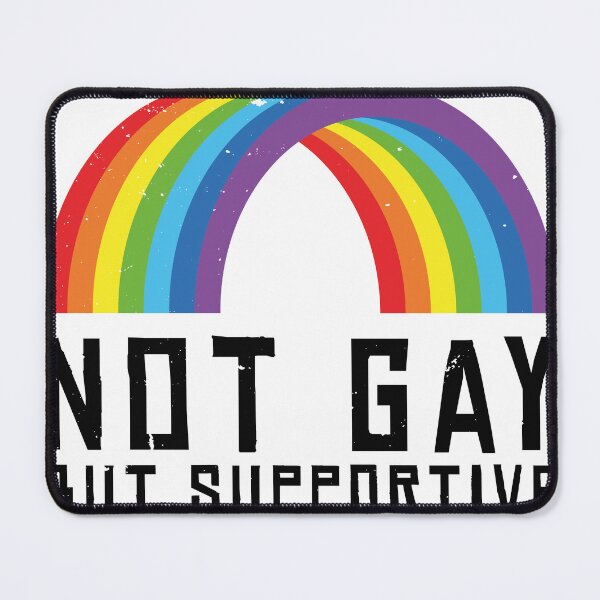 Item preview, Not Gay But Supportive - Pride Ally Support LGBTQ designed and sold by kolshi-shop.