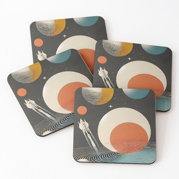 Artikelvorschau, Mid Century Space Age Art Galaktische Wellen entworfen und verkauft von Lee Hiller Designs.