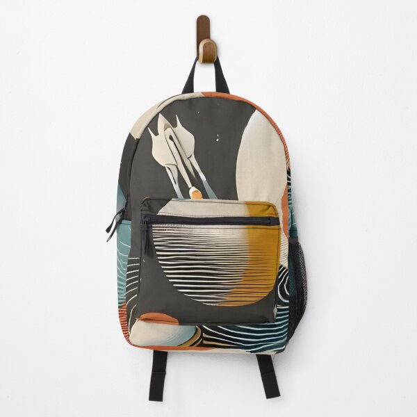 Item preview, Mid Century Space Age Art Galactic Waves designed and sold by Lee Hiller Designs.
