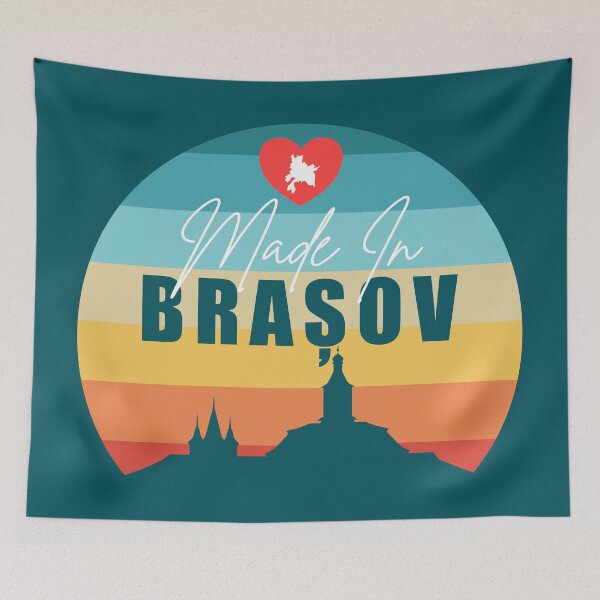Item preview, Made In Brașov Vintage Skyline Design designed and sold by FrescoDesign.