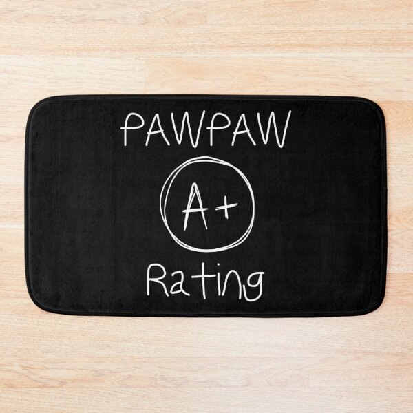 Artikelvorschau, Pawpaw A+ Bewertungsshirt, Lustiges Opa Shirt entworfen und verkauft von Sleepy Cat Design.