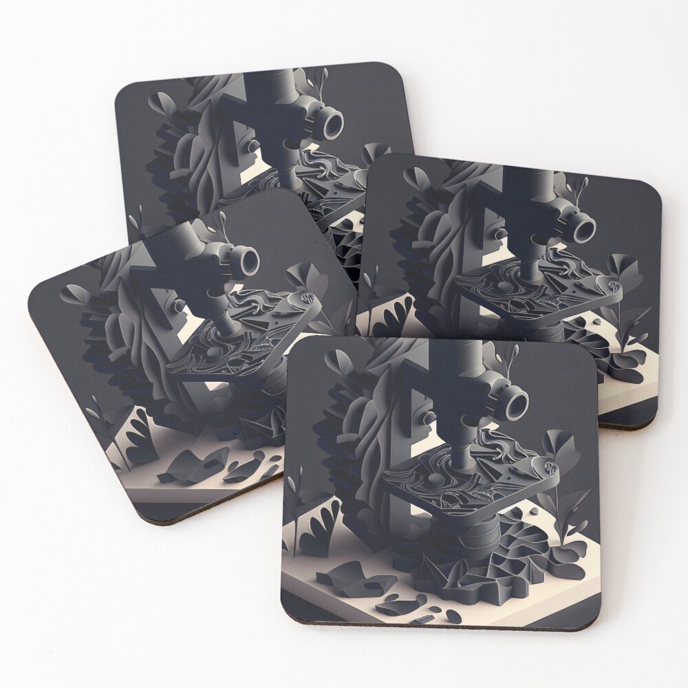 Item preview, Coasters (Set of 4) designed and sold by ShadowAndSlate.
