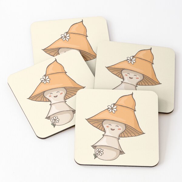 Item preview, Happy Sprout - cute mushroom sticker designed and sold by paintyfiction.