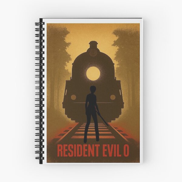 Aperçu de l'œuvre Silhouette minimaliste de Resident Evil Zero créée et vendue par MemoirsofaGamer.