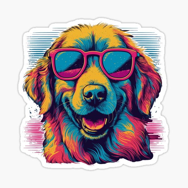 Item preview, Sonnenbrille Golden Retriever – Cooles Design für stilvolle Hundebesitzer designed and sold by brindled.