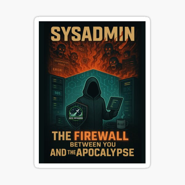 SysAdmin: The Firewall between you and the Apocalypse Sticker