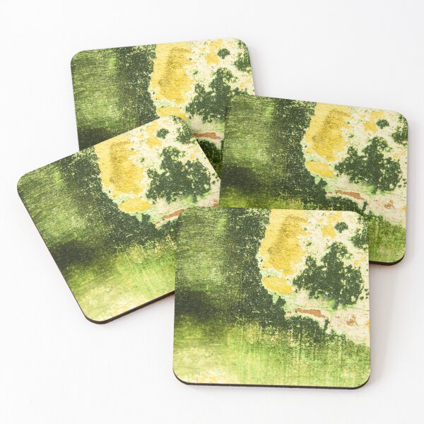 Item preview, green wall with some exposed layers designed and sold by felipequeiroz.