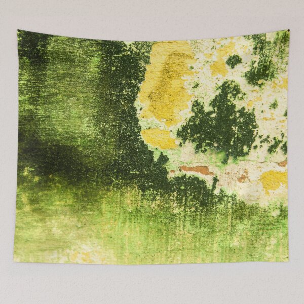 Item preview, green wall with some exposed layers designed and sold by felipequeiroz.