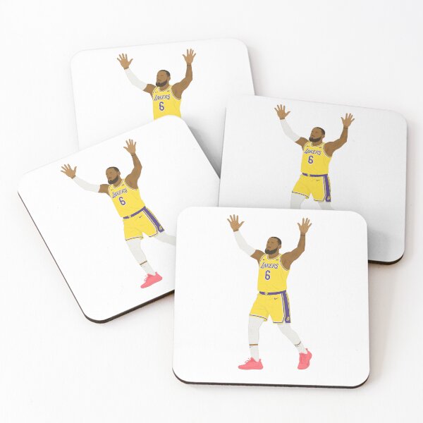 Item preview, LeBron James Court Commander Sticker designed and sold by Enea Kelo.