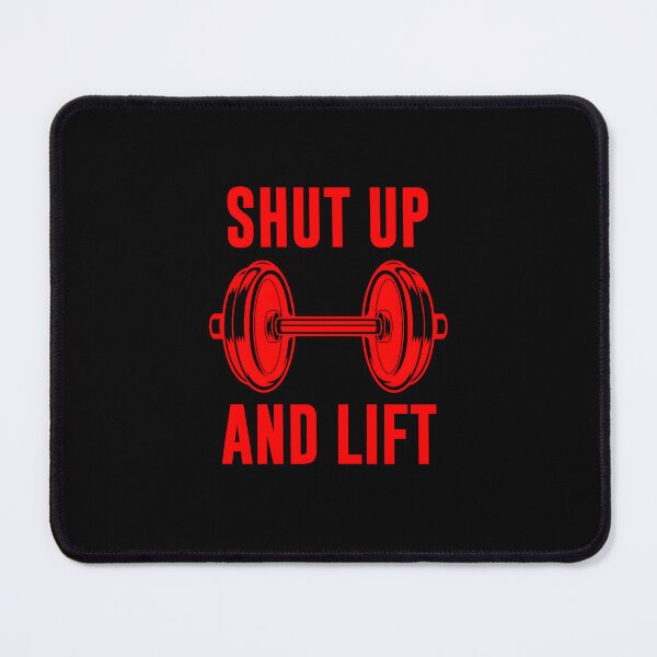 Item preview, Motivational Fitness Shut up and Lift designed and sold by UnshieldArt.