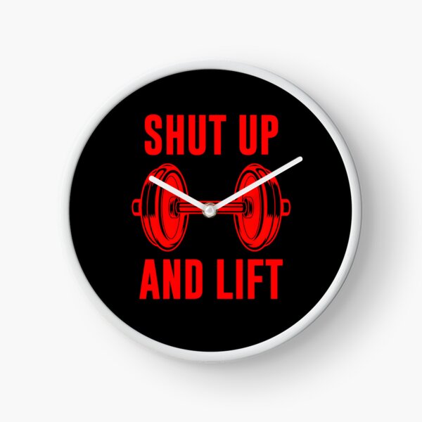 Item preview, Motivational Fitness Shut up and Lift designed and sold by UnshieldArt.