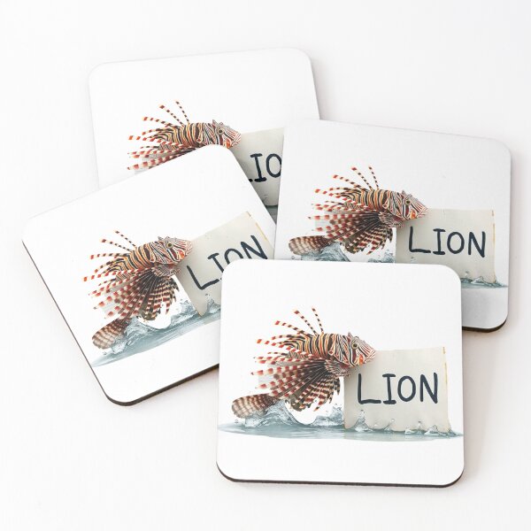 Item preview, Lionfish Leaps Out of Water – Amazing Underwater Moment designed and sold by TwoDotsStudio.