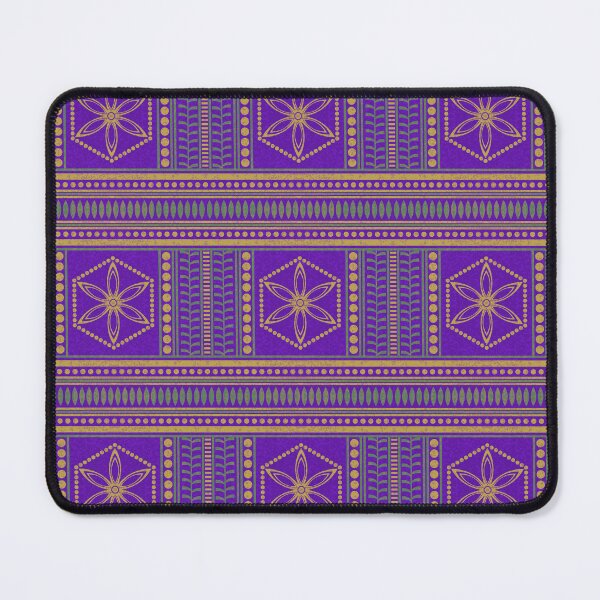 Item preview, Ancient Mesopotamian Solar Blue & Gold Pattern designed and sold by FreiherrPK.
