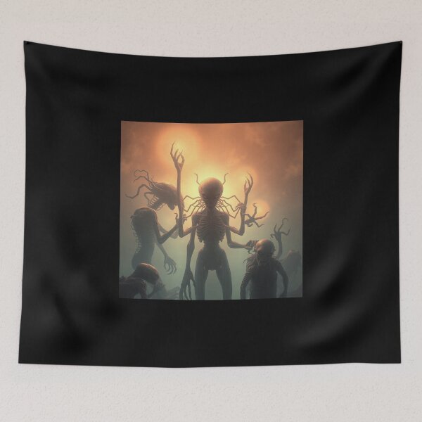 Item preview,  The Horror of the Alien monsters designed and sold by Vintage Designs +.
