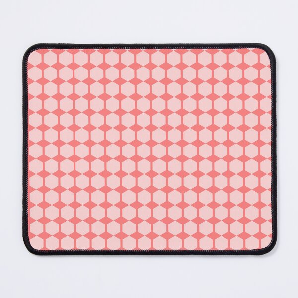 Item preview, Hexagon Gingham Pale Blush on Blush designed and sold by Art in My Loft.