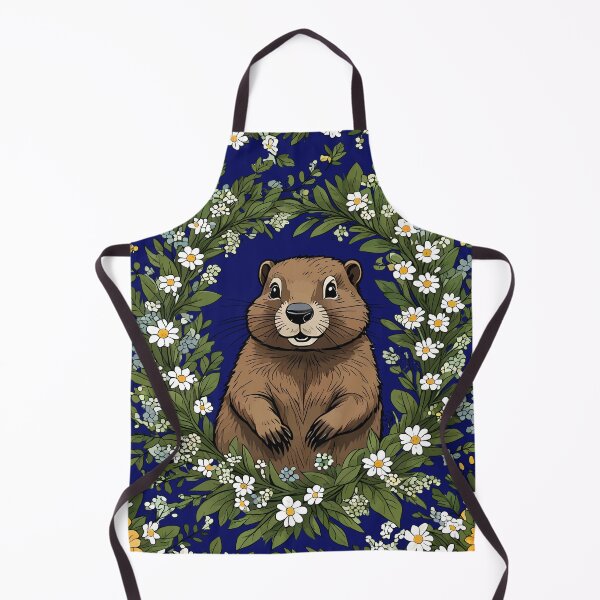 Item preview, Massachusetts Mayflowers and Groundhog Woodchuck 2 designed and sold by taiche.